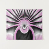 Modernes Abstraktes Crazy Fraktal Art Muster Wandteppich (Vorderseite (Horizontal))