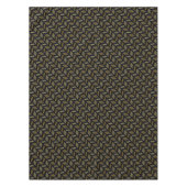 Modernes Abstraktes Deko Muster Schwarz Geometrisc Tischdecke (Vorderseite)