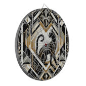 Modernes Abstraktes Dekorationskat Dartboard Dartscheibe (Vorderseite Links)