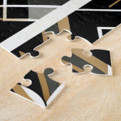 Modernes Abstraktes Dekorationskatzenpuzzle Puzzle (Seite)