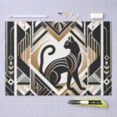 Modernes Abstraktes Dekorpapier für Katzengewebe Seidenpapier (Handwerk)