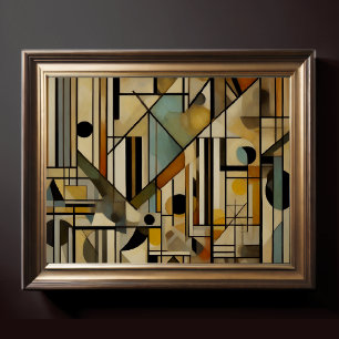 Modernes abstraktes Design 4:5 Poster