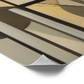 Modernes abstraktes Design 4:5 Poster (Ecke)