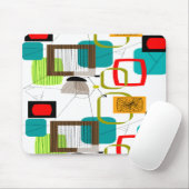 Modernes, abstraktes Design des Mittelalters Mousepad (Mit Mouse)