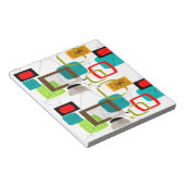 Modernes, abstraktes Design des Mittelalters Notizblock (angewinkelt)