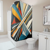 Modernes abstraktes Design Duschvorhang (Beispiel)