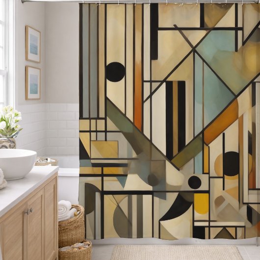 Modernes abstraktes Design Duschvorhang