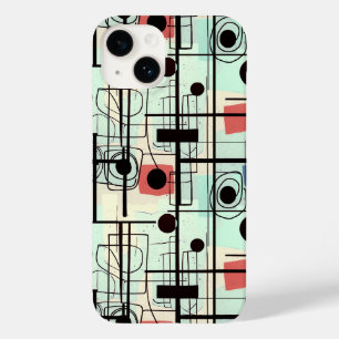Modernes abstraktes Design, dynamische Linien Thro Case-Mate iPhone 14 Hülle