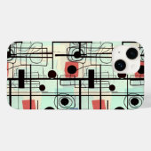 Modernes abstraktes Design, dynamische Linien Thro Case-Mate iPhone Hülle (Rückseite (Horizontal))