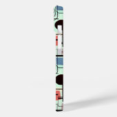 Modernes abstraktes Design, dynamische Linien Thro Case-Mate iPhone Hülle (Rückseite / Links)
