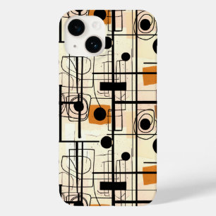 Modernes abstraktes Design, dynamische Linien Thro Case-Mate iPhone 14 Hülle