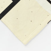 Modernes abstraktes Design, dynamische Linien Thro Fleecedecke (Ecke)