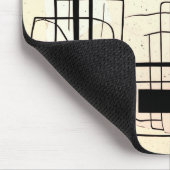 Modernes abstraktes Design, dynamische Linien Thro Mousepad (Ecke)