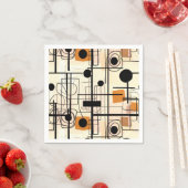 Modernes abstraktes Design, dynamische Linien Thro Serviette (Beispiel)