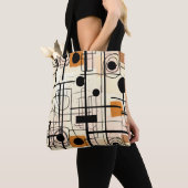 Modernes abstraktes Design, dynamische Linien Thro Tasche (Von Nahem)