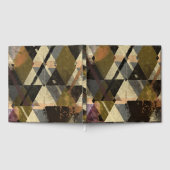 modernes abstraktes Design Gästebuch (Voll)