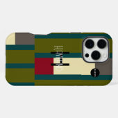 Modernes, abstraktes Design Handy Fall HAMbWG iPhone Hülle (Rückseite (Horizontal))