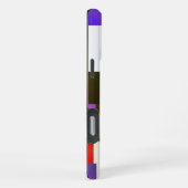 Modernes, abstraktes Design Handy Fall HAMbWG iPhone Hülle (Rechte Seite)