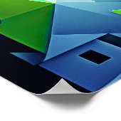 Modernes Abstraktes Design Kubismus Surrealismus 4 Poster (Ecke)