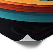 Modernes Abstraktes Design Kubismus Surrealismus 4 Poster (Ecke)