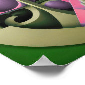 Modernes Abstraktes Design Kubismus Surrealismus 4 Poster (Ecke)