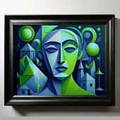 Modernes Abstraktes Design Kubismus Surrealismus 4 Poster