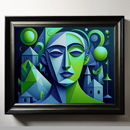 Modernes Abstraktes Design Kubismus Surrealismus 4 Poster