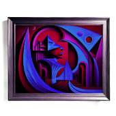 Modernes Abstraktes Design Kubismus Surrealismus 4 Poster