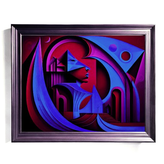 Modernes Abstraktes Design Kubismus Surrealismus 4 Poster