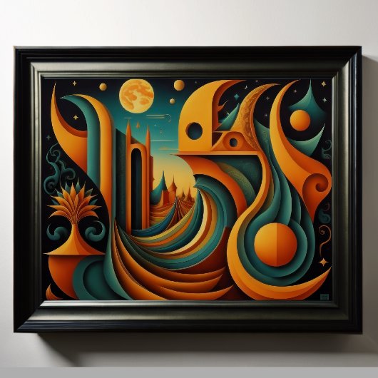 Modernes Abstraktes Design Kubismus Surrealismus 4 Poster