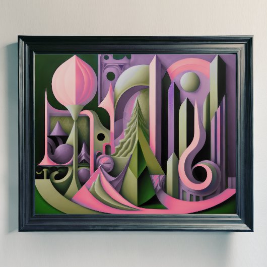 Modernes Abstraktes Design Kubismus Surrealismus 4 Poster