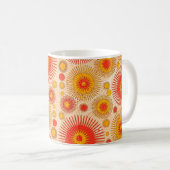 Modernes abstraktes Design mit floralen und Kaffeetasse (VorderseiteRechts)