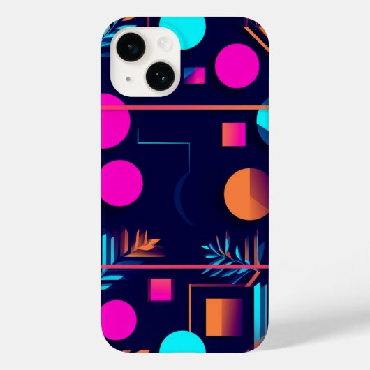 Modernes abstraktes Design mit lebhaften Farben Case-Mate iPhone Hülle (Rückseite)