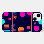 Modernes abstraktes Design mit lebhaften Farben Case-Mate iPhone Hülle (Rückseite (Horizontal))