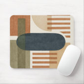 Modernes abstraktes Design mit sich überlappendem Mousepad (Mit Mouse)