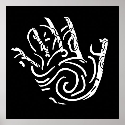 modernes abstraktes Design Poster (Vorne)