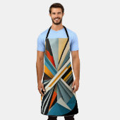 Modernes abstraktes Design Schürze (Getragen)