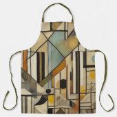 Modernes abstraktes Design Schürze (Vorderseite)