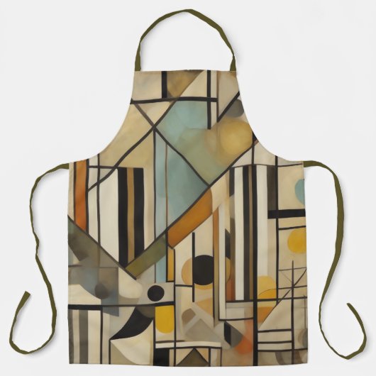 Modernes abstraktes Design Schürze (Vorderseite)