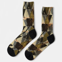 Modernes abstraktes DesignCrew Socken