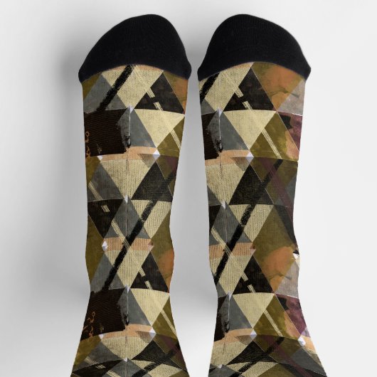 Modernes abstraktes DesignCrew Socken (Oben)