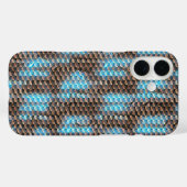 Modernes abstraktes Digitalmuster-Design 1229 Case-Mate iPhone Hülle (Rückseite (Horizontal))