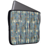 Modernes abstraktes Digitalmuster-Design 1230 Laptopschutzhülle (Vorne Rechts)