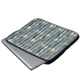 Modernes abstraktes Digitalmuster-Design 1230 Laptopschutzhülle (Vorne Knopf)
