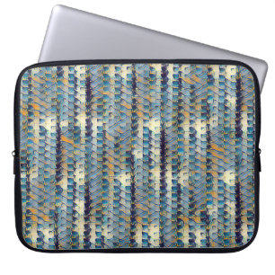Modernes abstraktes Digitalmuster-Design 1230 Laptopschutzhülle