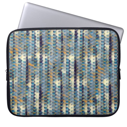 Modernes abstraktes Digitalmuster-Design 1230 Laptopschutzhülle (Vorderseite)