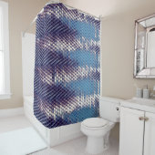 Modernes abstraktes Digitalmuster-Design 1231 Duschvorhang (Beispiel)