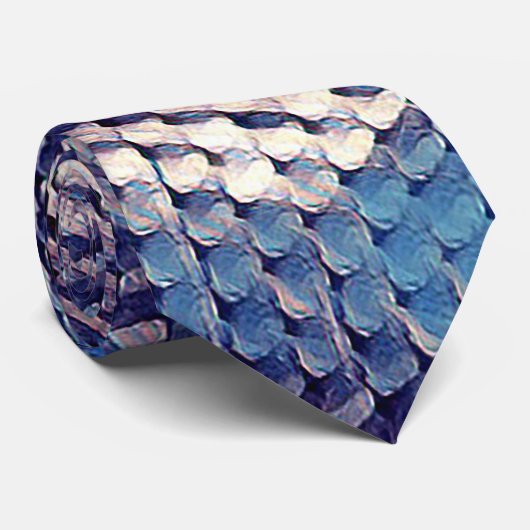 Modernes abstraktes Digitalmuster-Design 1231 Krawatte (Gerollt)