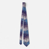 Modernes abstraktes Digitalmuster-Design 1231 Krawatte (Rückseite)