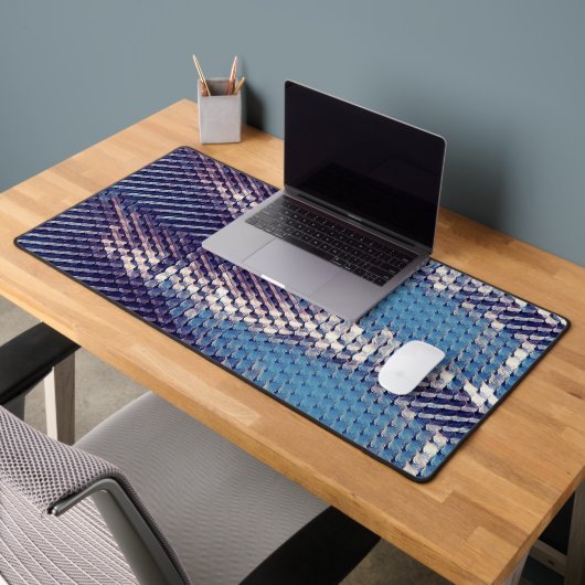 Modernes abstraktes Digitalmuster-Design 1231 Schreibtischunterlage (Büro 2)